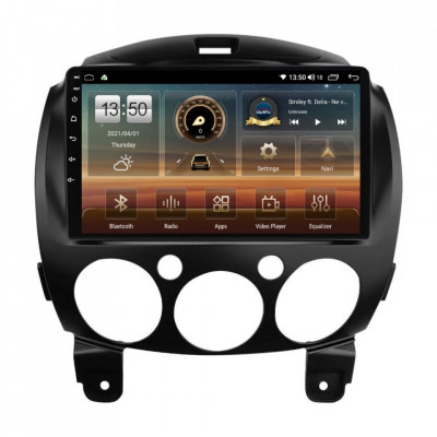 Navigatie dedicata cu Android Mazda 2 2007 - 2014, 4GB RAM, Radio GPS Dual foto
