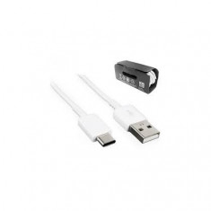 Cablu de Date si Incarcare USB la USB Type-C Samsung EP-DG970BWE, 1.0 m, Alb, Original