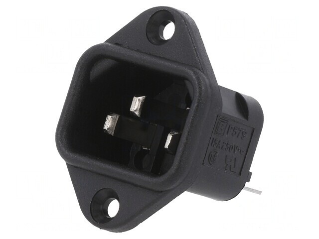 Conector Alimentare AC Soclu Tată 10A 250V IEC 60320