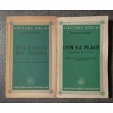 Shakespeare - Cum vă place (1942) + Doi domni din Verona (1944)