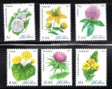 MOLDOVA 2024, Flori de camp, serie neuzata, MNH