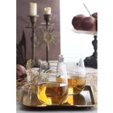 Set de pahare, 6 bucati LV Transparent 7x7x11.1 cm