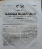 Curier romanesc , gazeta politica , comerciala si literara , nr. 28 din 1844