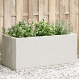 Gossi jardiniera de gradina, alb, 80x36x35 cm, pp