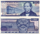 MEXIC 50 pesos 1981 serie HE UNC!!!