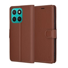 Husa Honor X8c Techsuit Leather Folio, maro foto