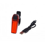 Stop spate biciclete led Cob, incarcare USB, 90 lumeni PB Cod:AWR1303