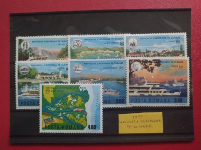 1977 - NAVIGATIA EUROPEANA PE DUNARE foto