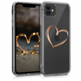 Husa pentru Apple iPhone 11, Silicon, Rose Gold, 49785.12, Roz, Carcasa