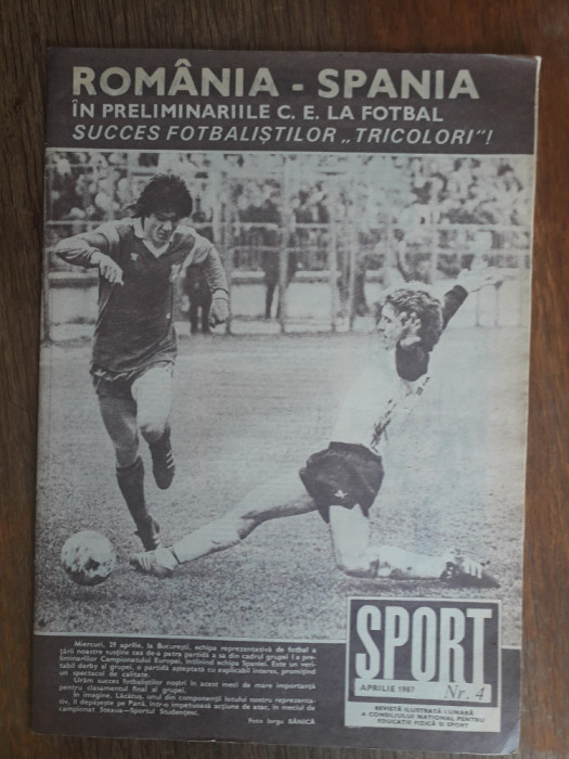 Revista Sport nr. 4 / 1987 / CSP