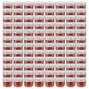 VidaXL Borcane din sticlă pentru gem, capace argintii, 96 buc, 110 ml 50794