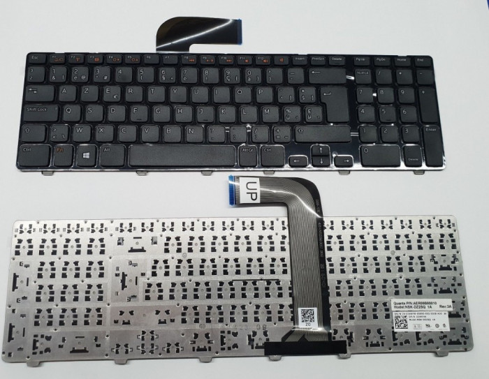 Tastatura laptop noua Dell 17R N7110 XPS 17 L702X 5720 Vostro 3750 AZERTY FRANCEZA DP/N 34NYW
