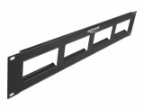 Panou 19&quot; Easy 45 cut-out 2U Negru, Delock 81378