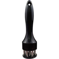 Cyrax Ustensila pentru fragezit carnea, cu 21 de tije ascutite din inox 304, 20 cm, negru