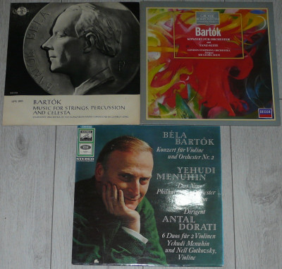 Vinil muzica clasica B&amp;eacute;la Bart&amp;oacute;k 40 lei bucata sau 100 toate trei foto