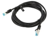 Patch Cord F/UTP 5e Negru 3m