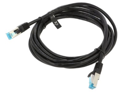 Patch Cord F/UTP 5e Negru 3m foto