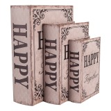 Cumpara ieftin Set 3 cutii tip Carti (3) 27x22x7 / 22x17x6 / 17x12x4 cm