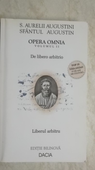 Sfantul Augustin - Liberul arbitru. Editie bilingva (vezi detalii pentru livrare in tara)