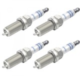 Cumpara ieftin Set 4 bujii scanteie Bosch pentru Hyundai Santa Fe, Infiniti FX, Kia Carnival, Magentis, Nissan 350Z, Maxima, Murano, Pathfinder, Primera, Toyota Aygo