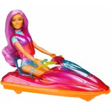 Set de joaca Barbie Dreamtopia - Papusa Barbie cu ski jet si accesorii, Mattel