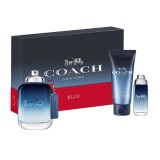 Set Coach: Blue, Eau De Toilette, For Men, 100 ml + Blue, Eau De Toilette, For Men, 15 ml + Blue, Shower Gel, Beard &amp; Hair, 100