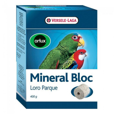 Versele Laga Brichetă Minerală Bloc Loro Parque 400g foto