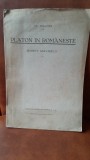 Platon in romaneste. Respect adevarului - St. Zeletin