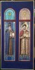 Doru Rotaru -Matei Basarab &amp; Constantin Br&acirc;ncoveanu-Sala Basarabilor,90x45 cm, Istorice, Tempera, Realism, ART