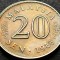 Moneda 20 SEN - MALAEZIA, anul 1988 *cod 534 - excelenta