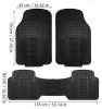 Set Covorase Auto Rezistente Universale Tampoane de Cauciuc Spate Fata