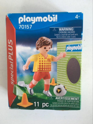 Jucarie Playmobil fotbalist (70157), Geobra, nedesfacut, nou foto