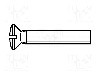 Surub M2,5, otel inoxidabil A2, 8mm, cap ingropat, BOSSARD, 1075578