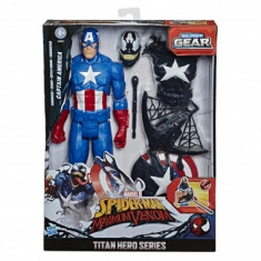 Titan Hero Series Figurina Max Venom Capitan America 30 cm foto