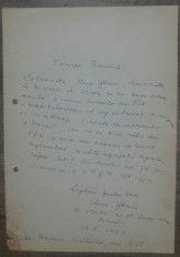 Scrisoare Elena Eftimiu catre Presedintele Uniunii Scriitorilor din RSR// 1967 foto
