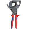 Foarfeca cabluri cu clichet KNIPEX 95 31 280, 280mm, Al/Cu, max 52mm/380mm&sup2;, otel special, protectie, calitate superioara