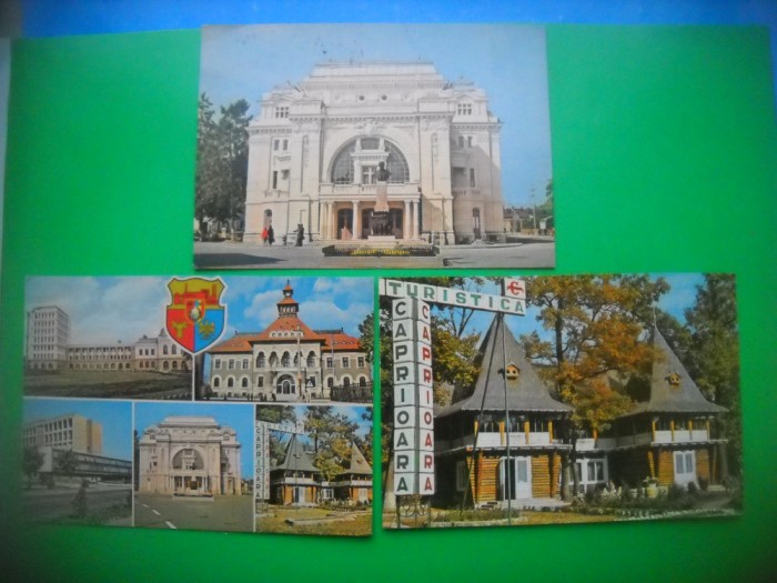 HOPCT LOT 3090 -IP-FOCSANI -VRANCEA-3 CARTI POSTALE-CIRCULATE