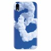 Husa silicon pentru Apple Iphone XR, Heart Shaped Clouds Blue Sky