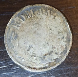Moneda Romania - 50 Bani 1873 - Argint