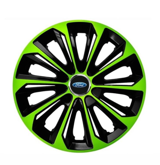 Set 4 capace roti Extra strong green R14 pentru gama auto Ford