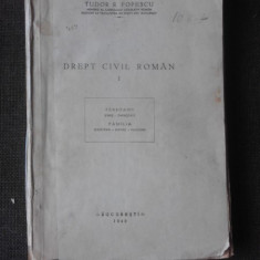 DREPT CIVIL ROMAN - TUDOR R. POPESCU VOL.1