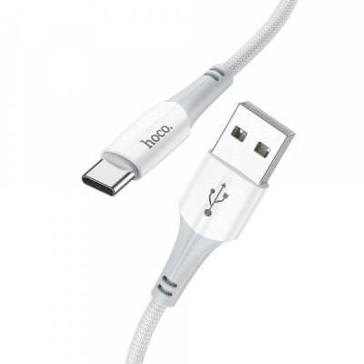Cablu Date si Incarcare USB-A - USB-C HOCO X70, 60W, 1m, Alb foto
