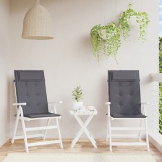 Gossi perne scaun cu spatar inalt 2 buc, antracit, tesatura oxford