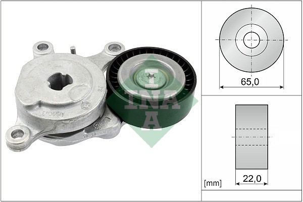 INA 534 0575 10 Intinzator curea, curea distributie