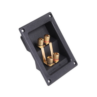 CONECTOR BOXA 4 TERMINALE GOLD - GNI0242 foto