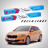 Cumpara ieftin Ștergătoare Skoda Fabia IV PJ3 2021-prezent | Set Față Flat &ndash; TeamCar&reg;