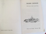 BASME CHINEZE REPOVESTITE DE OLGA STRATULAT-ROSCA. EDITURA ION CREANGA 1980