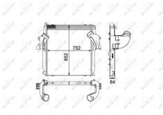 NRF 30905 Intercooler, compresor
