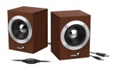 BOXE GENIUS 2.0, RMS: 6W (2 x 3W), USB power, wood, &quot;SP-HF280&quot; &quot;31730028400&quot; (timbru verde 0.8 lei)