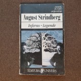 August Strindberg - Inferno. Legende | Editura Univers | Carti Beletristica Romane | 1999